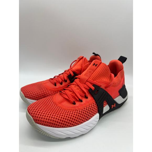 Under Armour Project Rock 4 Shoes Venom Red 3023696-602 Women's Size 10 - Picture 6 of 16